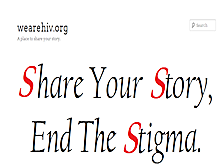 We Are HIV Organization Website